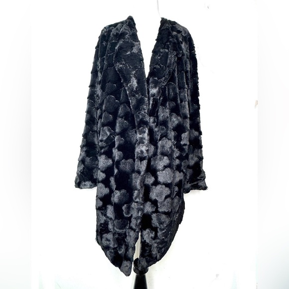 Altar’s State Faux Fur Wrap Coat Size M - Picture 7 of 8